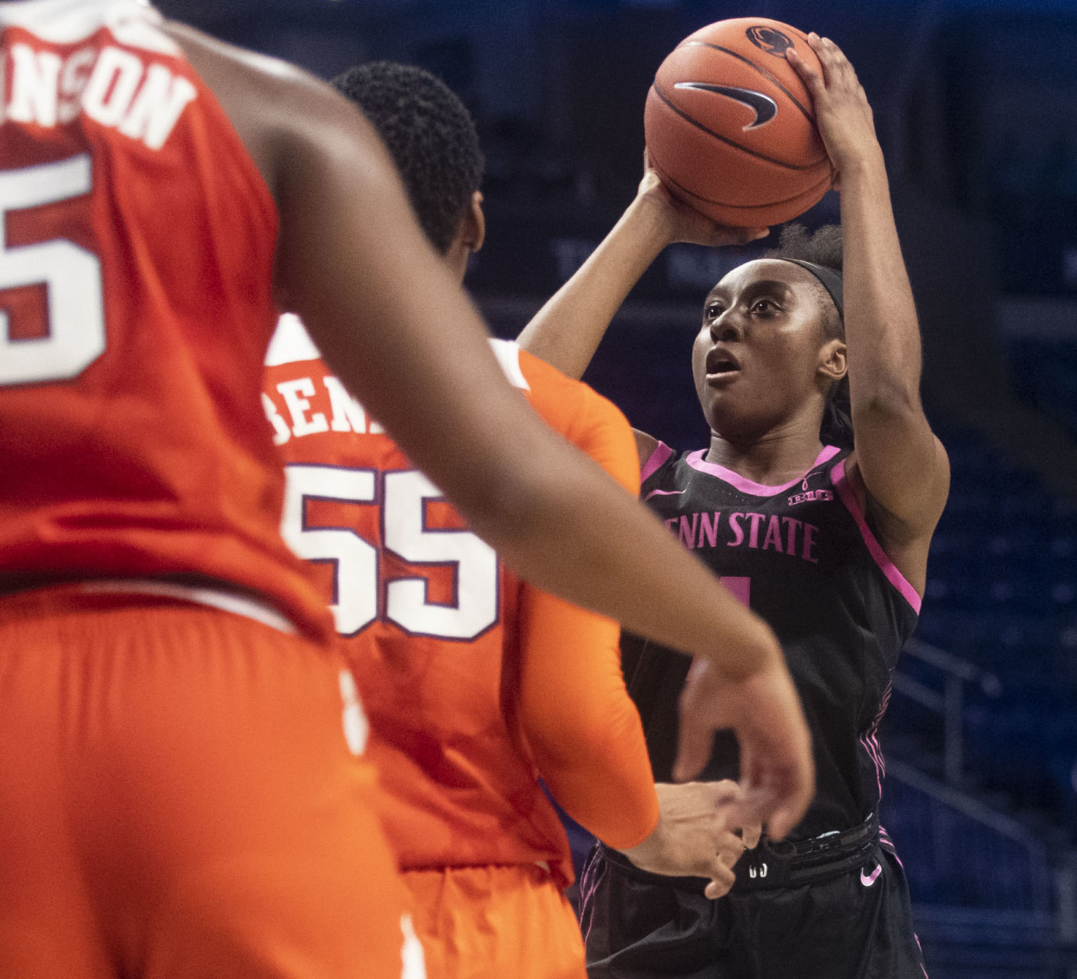 Women's Basketball vs. Clemson, Siyeh Frazier (4)